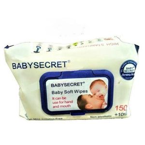 Baby Secret BABY SECRET Baby Soft Wipes – 150Pcs × 2 Packs