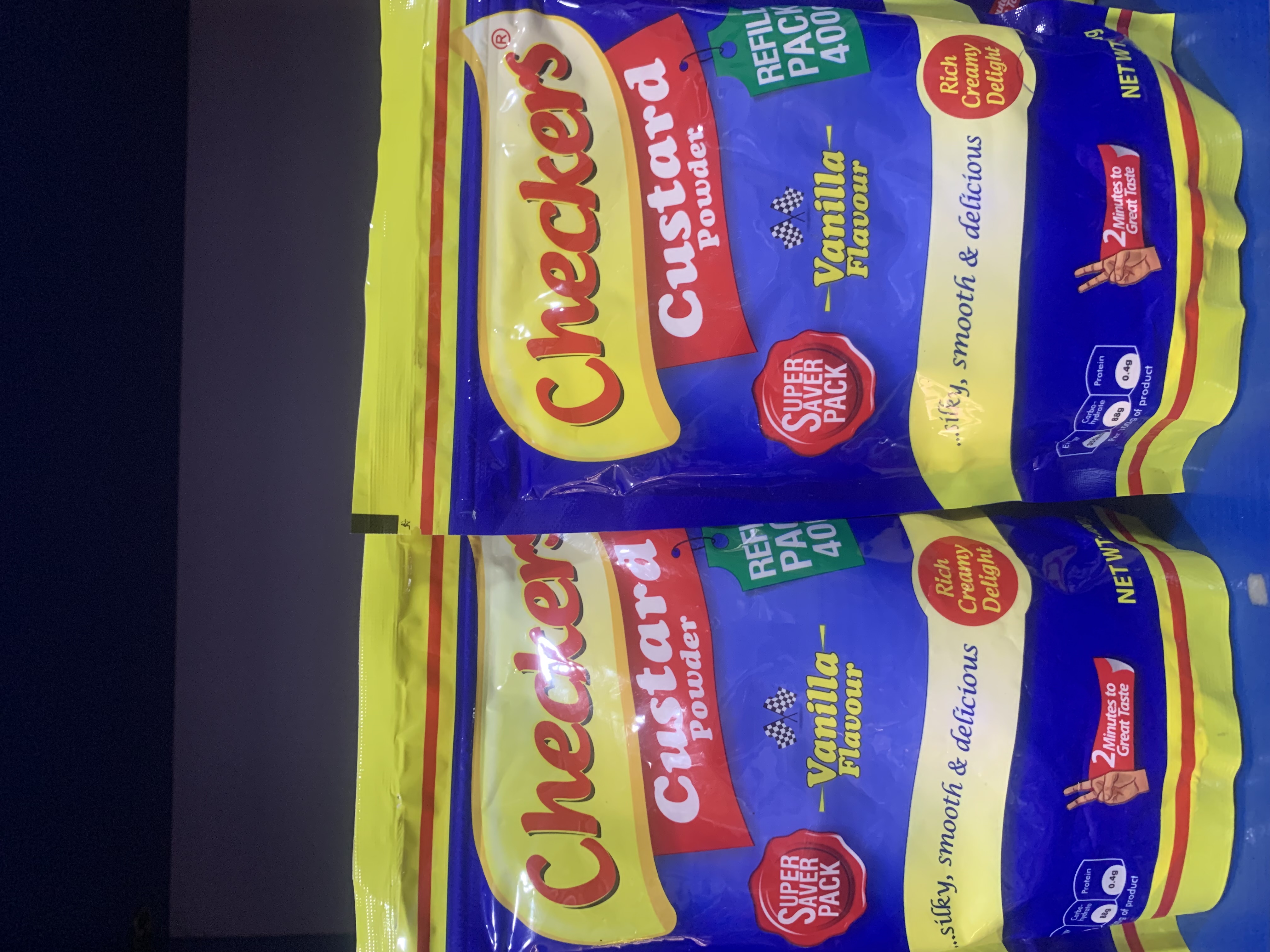 Checkers custard vanilla Refill (400g)